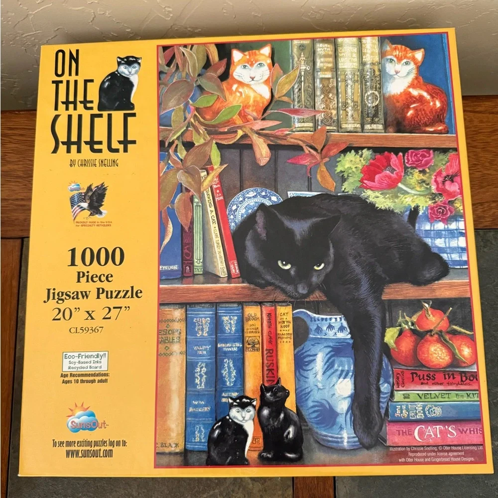 Black Cat Jigsaw Puzzle - Picture 1 of 5